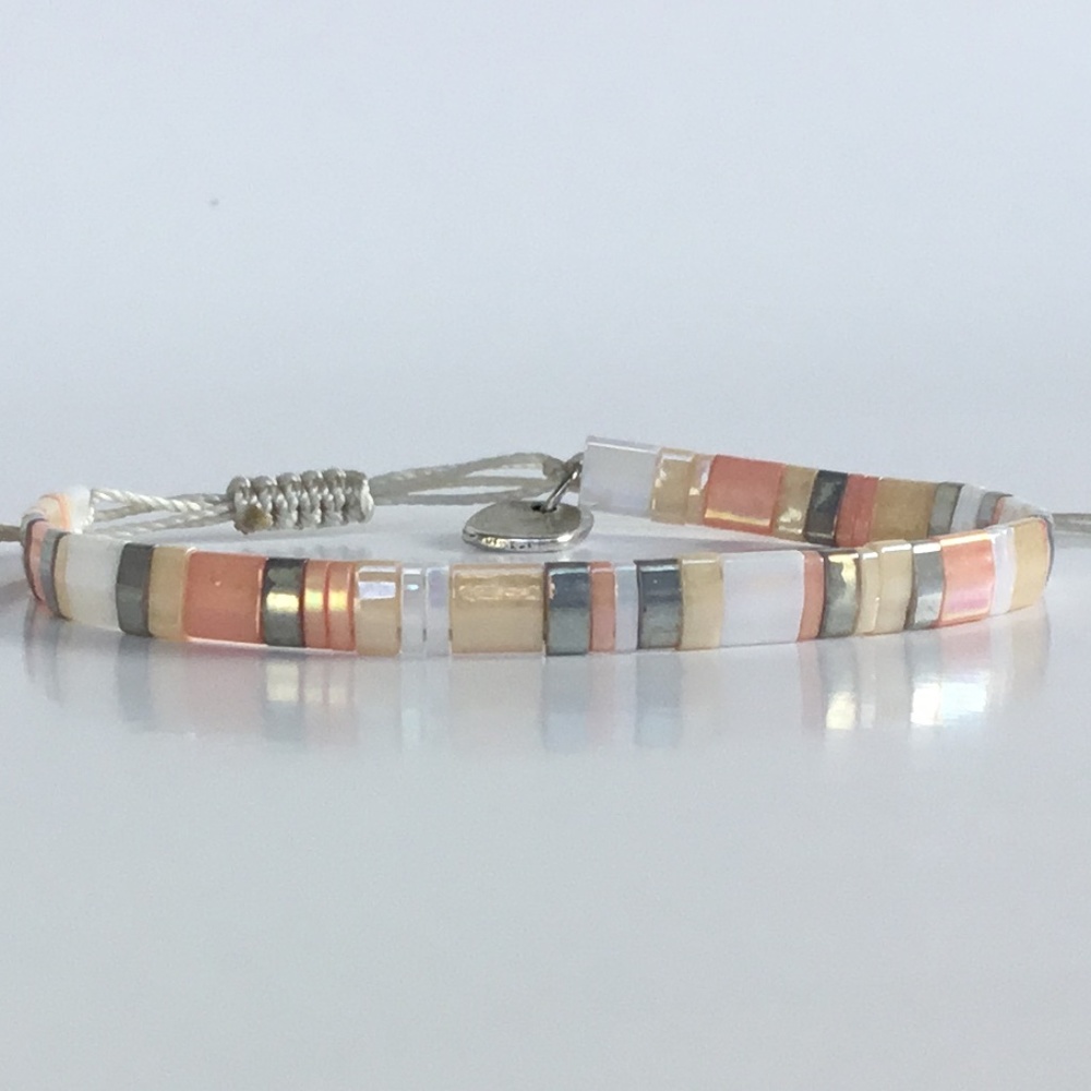 ⭐️HP⭐️Miyuki tila bead bracelet-Sand storm - Picture 2 of 3